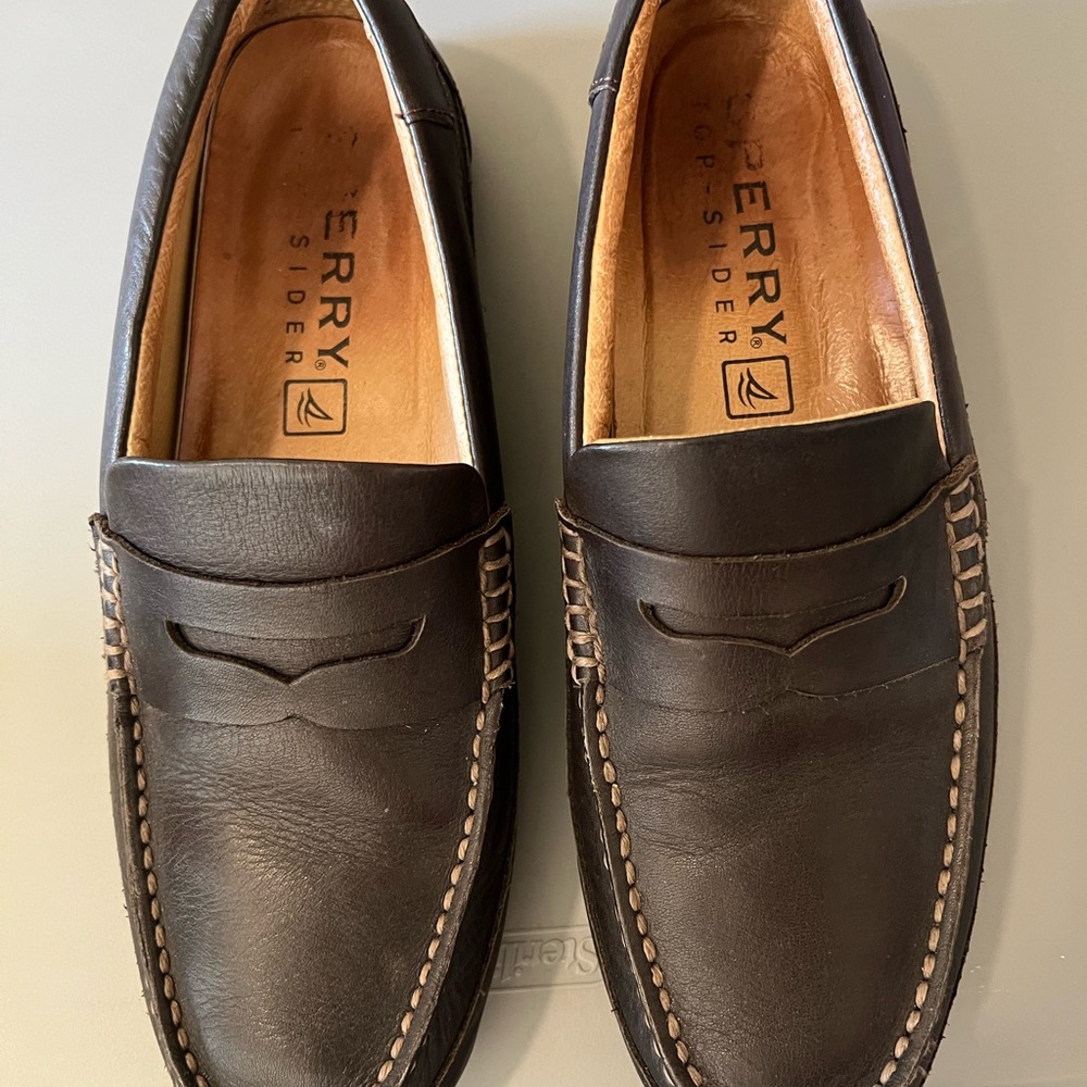 Sperry Men's Brown Leather Loafers